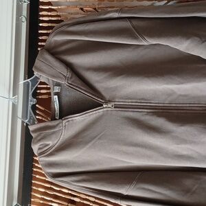 Brown/beige Zip-Up Hoodie